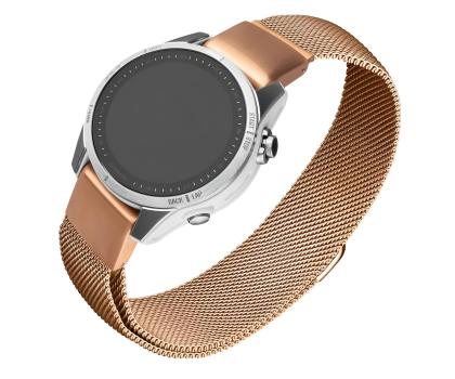 Pasek do smartwatchy FIXED Mesh Strap do Garmin Fenix QuickFit rose gold (20mm)